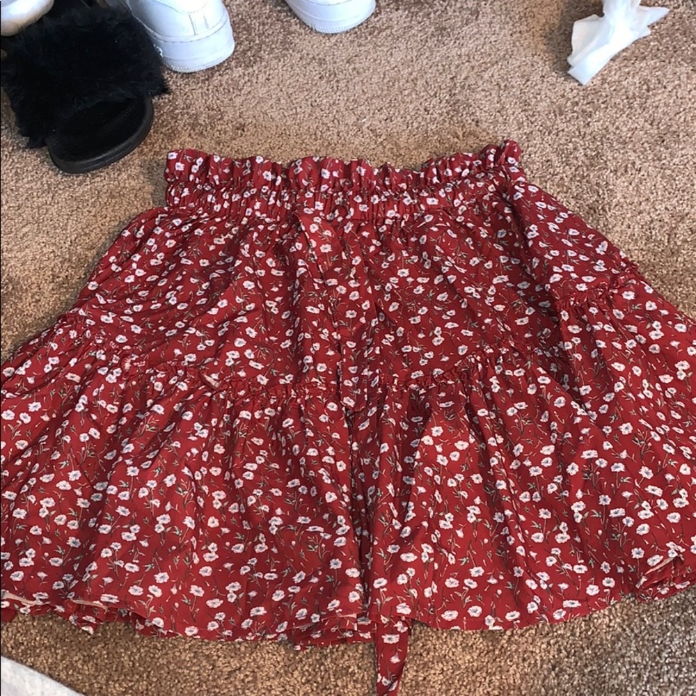 Red SHEIN Small skirt